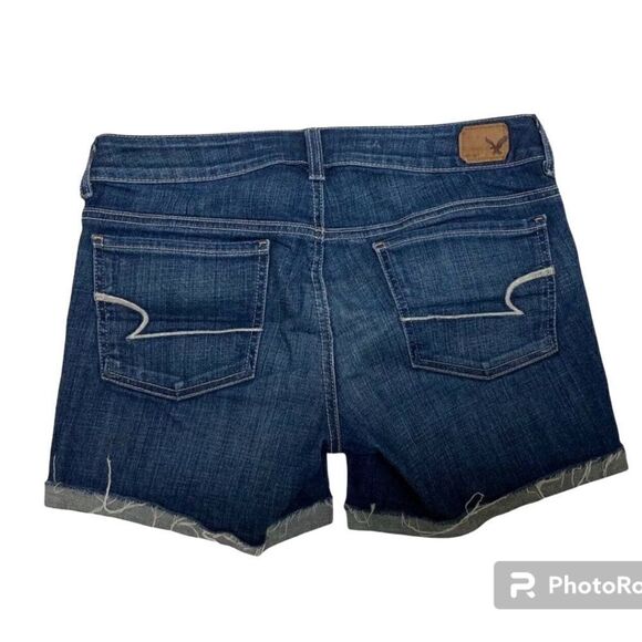 American Eagle Outfitters Stretch Cut Off Distressed Shorts Size 6 - Picture 1 of 8